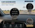 Sikh Gurbani Car Dashboard Decor – Premium Spiritual Plaque for Car Dashboard